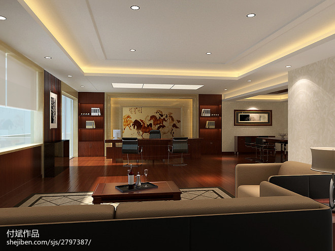 四川天策專利事務所辦公室-裝修設計效果圖-付斌設計師作品-設計本