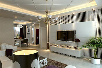 80款潮流客廳電視背景墻設(shè)計(jì)!2015流行客廳裝修效果圖